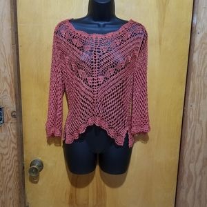Crochet over shirt